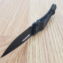 Case XX Tec X Dinero Harley Folding Knife 3" Stainless Blade Black Stainless 52080