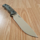 ESEE Model 6 Fixed Knife 5.25" Desert Tan Powder Coated 1095HC Steel Blade Black And Coyote Brown 3D Machined G10 Handle 6PDT005