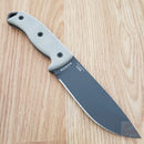 ESEE Model 5 Tactical Fixed Knife 5.25" 1095HC Steel Blade Canvas Micarta Handle 5PTG