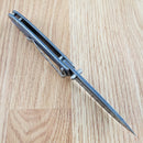 Case XX Tec X Framelock Harley Folding Knife 3.25" Stainless Blade Stainless Handle 52121