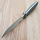 ESEE Model 4 Fixed Knife 4.5" Desert Tan Powder Coated 1095HC Steel Blade Black And Coyote Brown 3D Machined G10 Handle 4PDT005