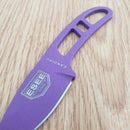 ESEE Candiru Fixed Knife 2" Purple Powder Coated 1095HC Steel Drop Point Blade One Piece Skeletonized Construction CANPURP