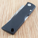 Fallkniven Wolfs Tooth Lockback Folding Knife 2" 3G Steel Blade Black Zytel Handle NU4