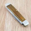 Case XX Harley Trapper Pocket Knife Stainless Steel Blades Smooth Bone Handle 52226
