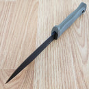Cold Steel SRK Compact Fixed Knife 5" Black Tuff-Ex Coated SK5 Carbon Steel Clip Point Blade Dark Earth Kray-Ex Handle 49LCKDDEBK