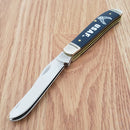 Case XX U.S. Air Force Pocket Knife Stainless Steel Blades Blue Synthetic Handle 32402
