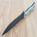 ESEE Model 5 Tactical Fixed Knife 5.25" Part Serrated 1095HC Steel Blade Canvas Micarta Handle 5STG