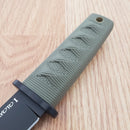 Cold Steel Kyoto II Fixed Knife 3.38" 8Cr13MoV Steel Tanto Blade Green Kray-Ex Handle 17DAODBK