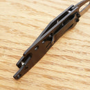 Case XX Harley TecX Framelock Folding Knife 2.5" Stainless Steel Blade Black Stainless Handle 52222