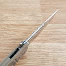 Cold Steel Large Luzon Liner Folding Knife 6" 8Cr13MoV Steel Clip Point Blade Desert Tan GFN Handle 20NQXDTST