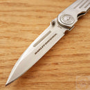 Case XX Tec X Framelock Harley Folding Knife 3.25" Stainless Blade Stainless 52110