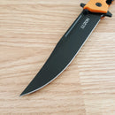 Cold Steel Large Luzon Folding Knife 6" 8Cr13MoV Steel Blade Orange GFN Handle