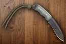 TOPS Mini Eagle XX Fixed Knife 3" 1095HC Steel Blade Black Linen Micarta Handle