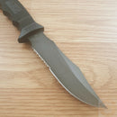 SOG Seal Pup Fixed Knife 4.75" AUS-8 Stainless Blade Black Reinforced Zytel Handle