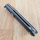 Bestech Knives Swordfish Liner Folding Knife 4" D2 Tool Steel Blade Black G10 Handle