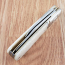 Rough Ryder Barlow Pocket Knife Stainless Steel Blades White Smooth Bone Handle