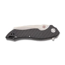 Artisan Cutlery Eagle Folding Knife 3.63" D2 Tool Steel Blade Black Carbon Fiber Handle