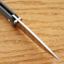 CJRB Small Feldspar Linerlock Folding Knife 3" D2 Tool Steel Blade Blue/Gray G10 Handle