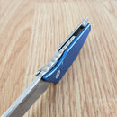 Kershaw PUB Mini Knife 1.75" 8Cr13MoV Steel Blade Blue Aluminum/Stainless Handle