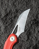 Bestech Knives Bihai Linerlock Folding Knife 2.13" 14C28N Steel Blade Red G10 Handle