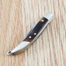 Rough Ryder Mini Toothpick Folding Knife 440 Steel Blade Imitation Tortoise Shell Handle