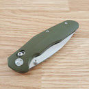 Bestech Knives Ronan B-Lock Folding Knife 3.25" 14C28N Sandvik Steel Blade OD Green G10 Handle