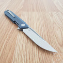 Bestech Knives Bestechman Dundee Linerlock Folding Knife 3.5" D2 Tool Steel Blade Blue-Gray G10 Handle