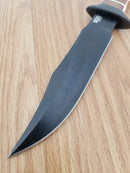 SOG Bowie 2.0 Fixed Knife 6.38" AUS-8 Steel Blade Leather/Steel Handle