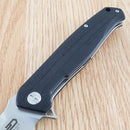 Bestech Knives Swordfish Liner Folding Knife 4" D2 Tool Steel Blade Black G10 Handle