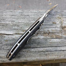 Spyderco Tenacious Folding Knife 3.38" 8Cr13MoV Steel Blade Black G10 Handle