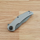 Kershaw Assisted Folding Knife 3.25" Gray 8Cr13MoV Steel Blade Stainless Handle