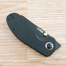 CJRB More Maileah Folding Knife 3" AR-RPM9 Stainless Steel Blade Black G10 Handle