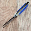 Frost Cutlery Dog Leg Trapper Pocket Knife Stainless Blades Smooth Bone Handle