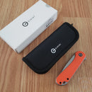 Civivi Elementum Liner Folding Knife 3" D2 Tool Steel Blade Orange G10 Handle