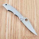 Spyderco GrassHopper Knife 2.25" 12C27 Steel Blade Brushed Stainless Handle