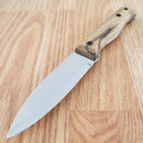 BPS Knives Camping Fixed Knife 4.25" 1066 Carbon Steel Full Tang Blade Walnut Handle