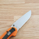Ontario RAT I Linerlock Folding Knife 3.5" AUS-8 Steel Blade Orange G10 Handle