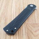 Bestech Knives Kendo Folding Knife 3.75" D2 Tool Steel Blade Black G10 Handle