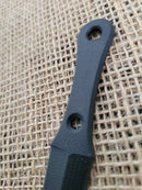 Fred Perrin Lapel Fixed Dagger 2.13" Double Edge G10 One-Piece Construction