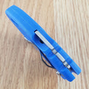 Cold Steel Mini Tuff Lite Folding Knife 2" 4034 Steel Blade Blue Griv-Ex Handle
