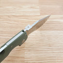 Cold Steel Spartan Folding Knife 4.5" CPM-S35VN Steel Blade OD Green G10 Handle