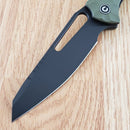 Civivi Spiny Dogfish Linerlock Folding Knife 3.5" 14C28N Sandvick Steel Blade OD Green G10 Handle