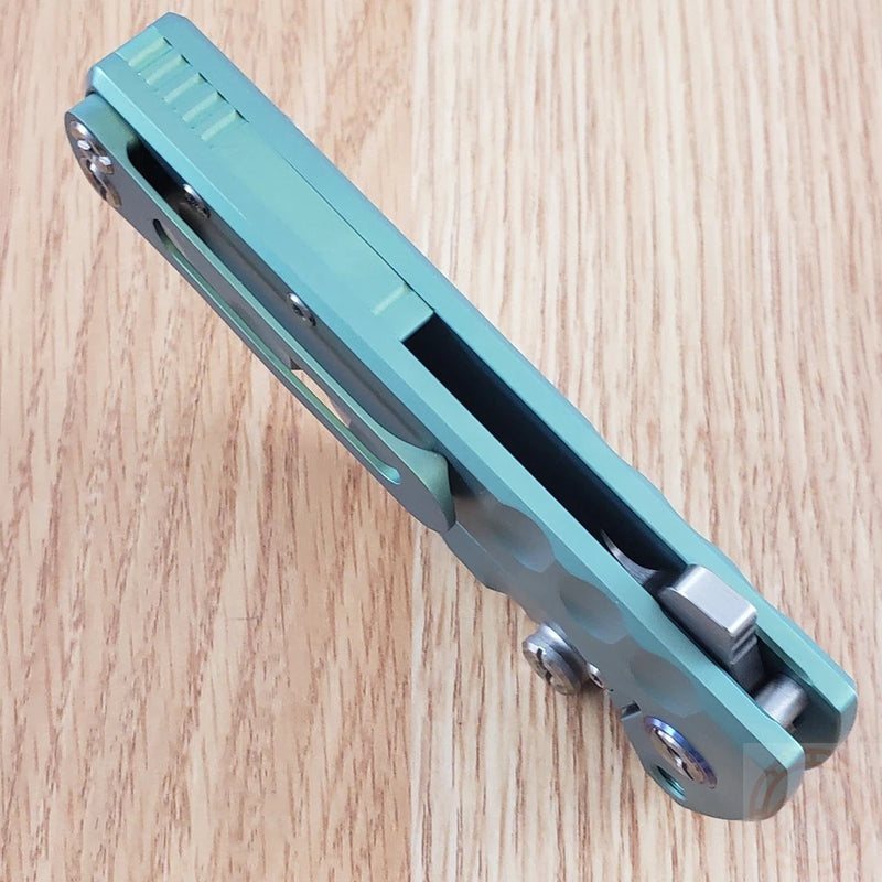 Artisan Proponent Frame Folding Knife 4" S35VN Steel Tanto Blade Titanium Handle