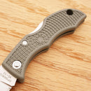 Spyderco Ladybug 3 Lockback Folding Knife 1.88" VG-10 Steel Blade Green FRN Handle