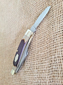 Schrade Old Timer Senior Stockman Pocket Knife Stainless Blades Delrin Handle
