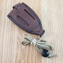 Condor Beetle Neck Fixed Knife 2.63" Full Tang 1095HC Steel Blade Walnut Handle