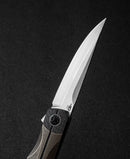 Bestech Knives Folding Knife 3.5" M390 Steel Blade Titanium/Carbon Fiber Handle