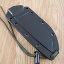 ESEE Model 4 Fixed Knife 4.5" S35VN Steel Drop Point Blade Green Linen Micarta Handle 4PS35V