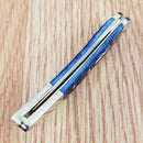 Case XX Small Texas Toothpick Folding Knife 2.25" Surgical Steel Blade Blue Bone Handle 02804