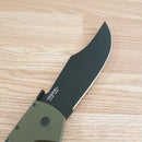 Cold Steel XL Espada Lockback Folding Knife 7.5" AUS-10A Steel Blade OD Green G10 Handle 62MGCODBK